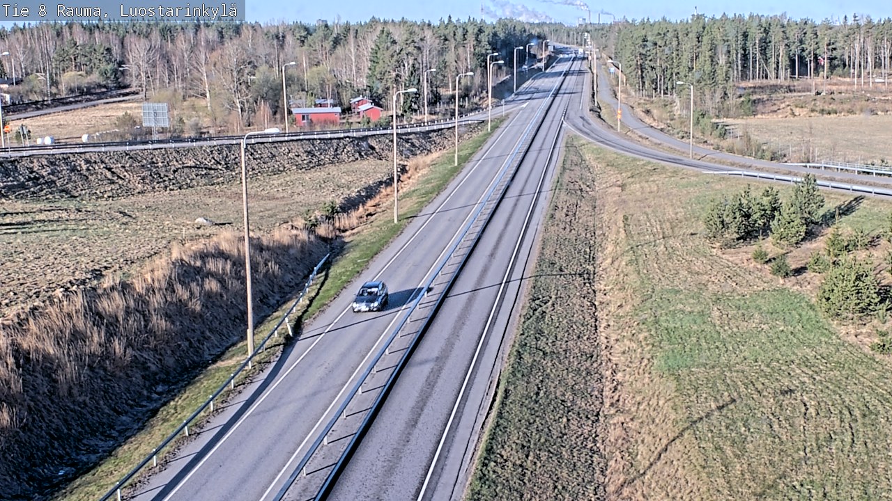 Kelikamerat Kuva Tie 8 Rauma, Luostarinkylä, Rauma, Satakunta