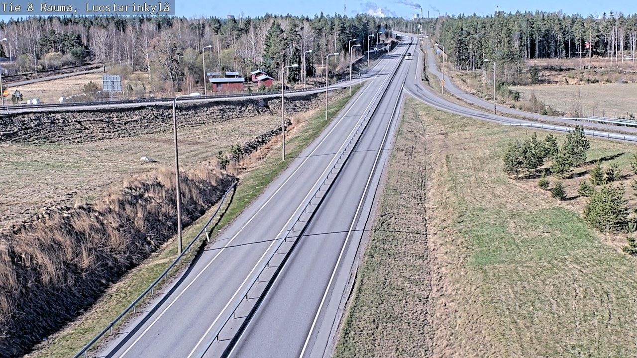 Kelikamerat Kuva Tie 8 Rauma, Luostarinkylä, Rauma, Satakunta