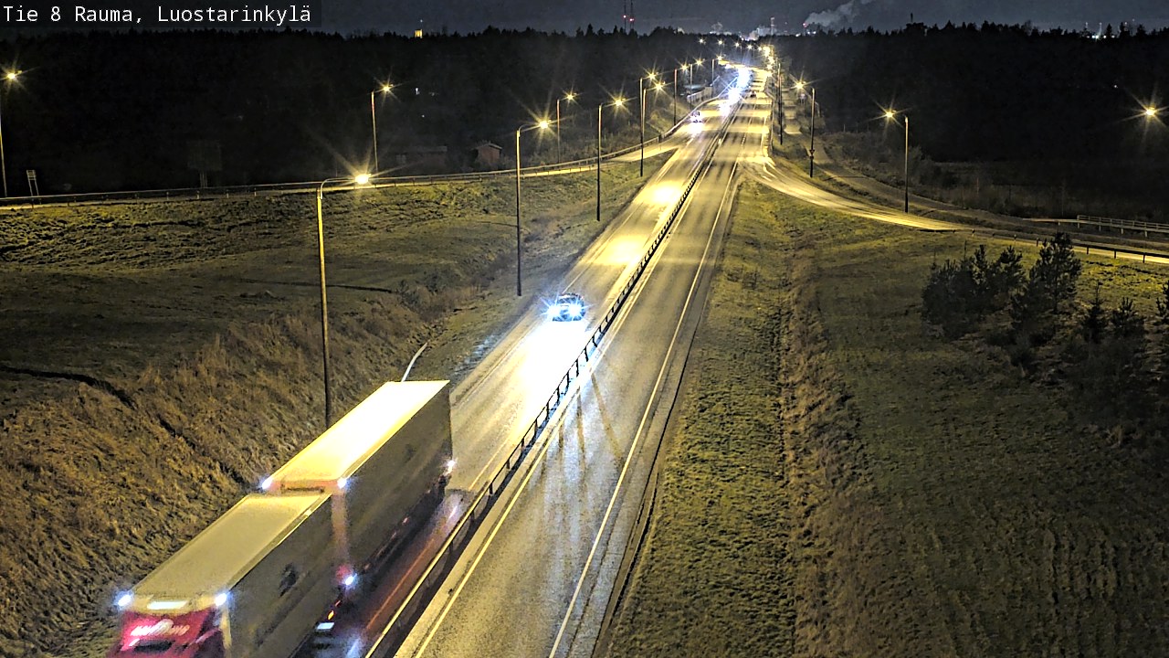 Weather Camera Image Road 8 Rauma, Luostarinkylä, Rauma, Satakunta