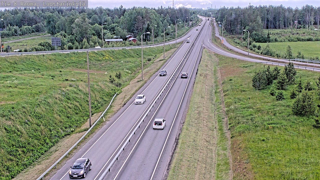 Kelikamerat Kuva Tie 8 Rauma, Luostarinkylä, Rauma, Satakunta
