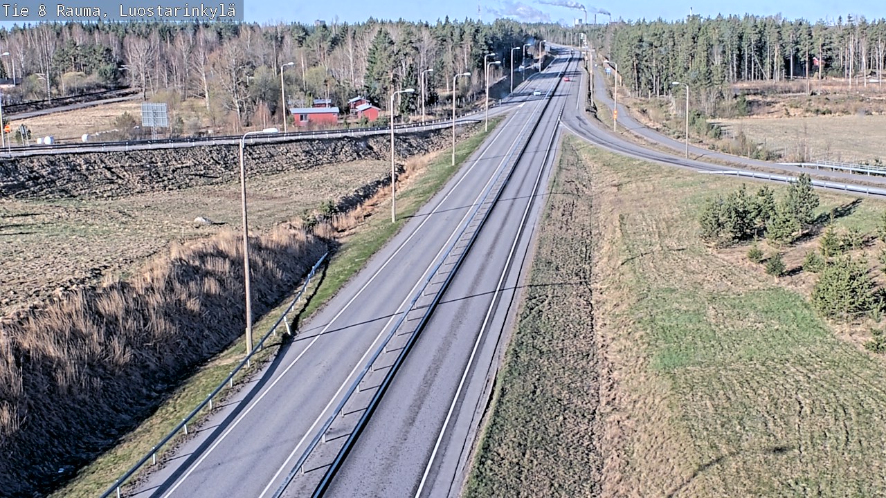 Kelikamerat Kuva Tie 8 Rauma, Luostarinkylä, Rauma, Satakunta