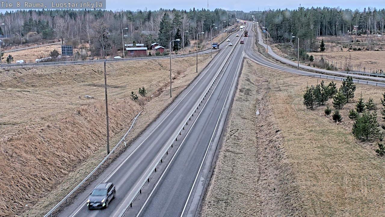 Kelikamerat Kuva Tie 8 Rauma, Luostarinkylä, Rauma, Satakunta