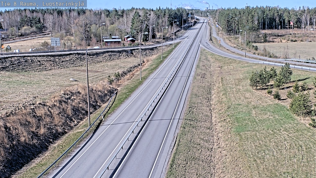 Kelikamerat Kuva Tie 8 Rauma, Luostarinkylä, Rauma, Satakunta