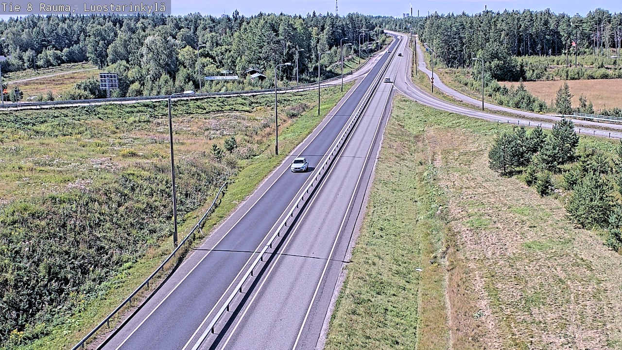 Kelikamerat Kuva Tie 8 Rauma, Luostarinkylä, Rauma, Satakunta