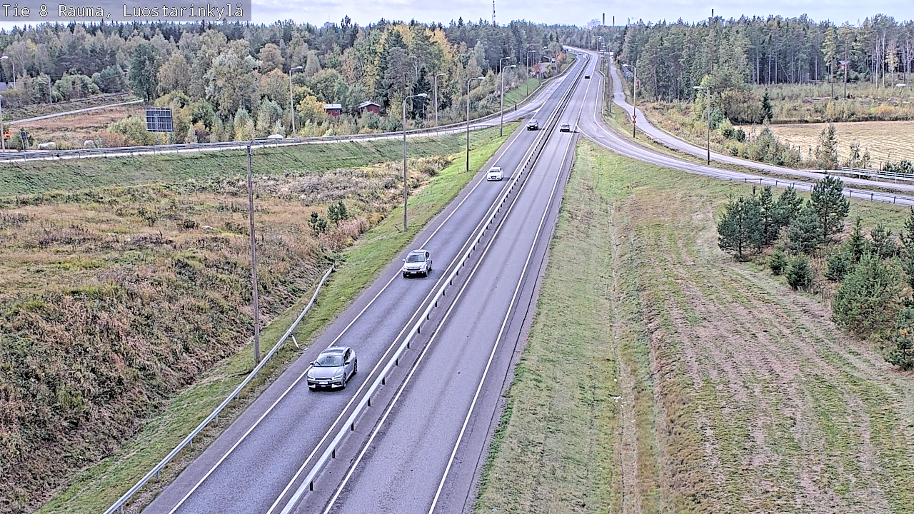 Kelikamerat Kuva Tie 8 Rauma, Luostarinkylä, Rauma, Satakunta