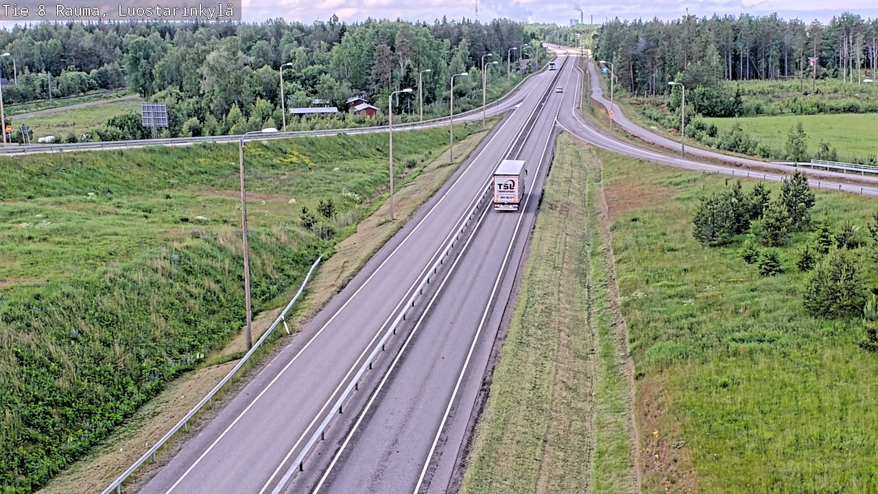 Kelikamerat Kuva Tie 8 Rauma, Luostarinkylä, Rauma, Satakunta