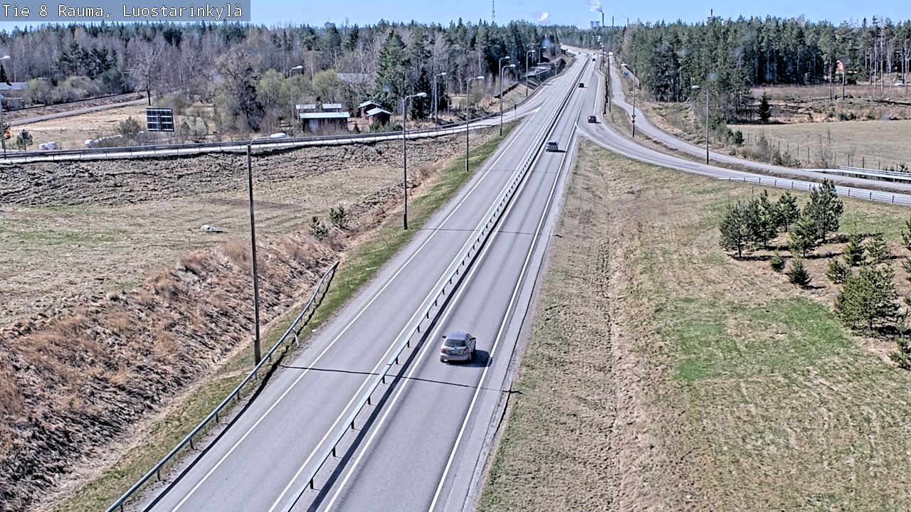 Kelikamerat Kuva Tie 8 Rauma, Luostarinkylä, Rauma, Satakunta