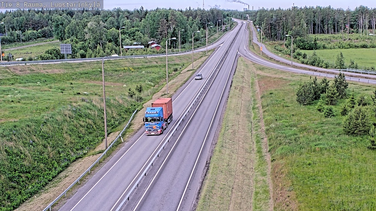 Kelikamerat Kuva Tie 8 Rauma, Luostarinkylä, Rauma, Satakunta