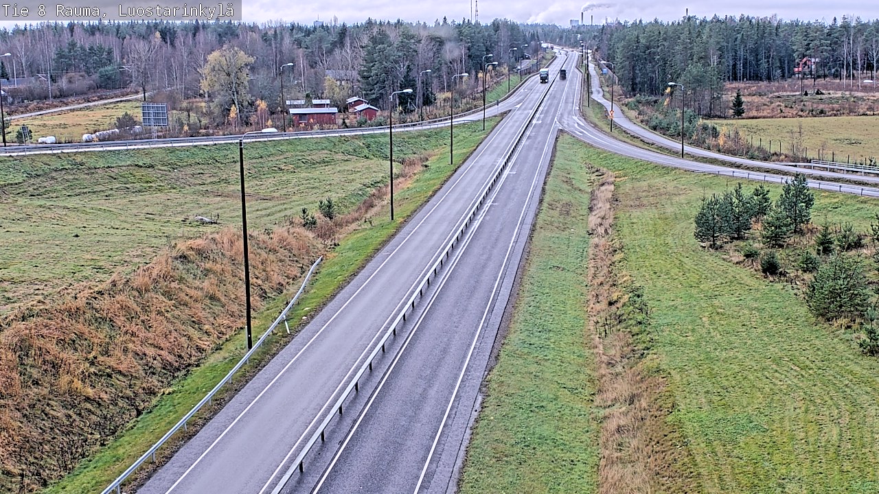 Kelikamerat Kuva Tie 8 Rauma, Luostarinkylä, Rauma, Satakunta