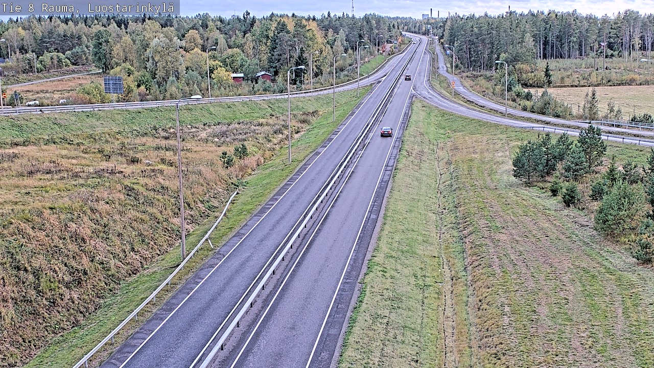 Weather Camera Image Road 8 Rauma, Luostarinkylä, Rauma, Satakunta