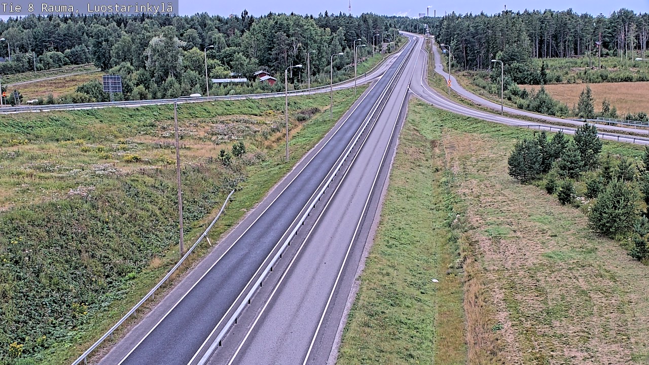 Weather Camera Image Road 8 Rauma, Luostarinkylä, Rauma, Satakunta