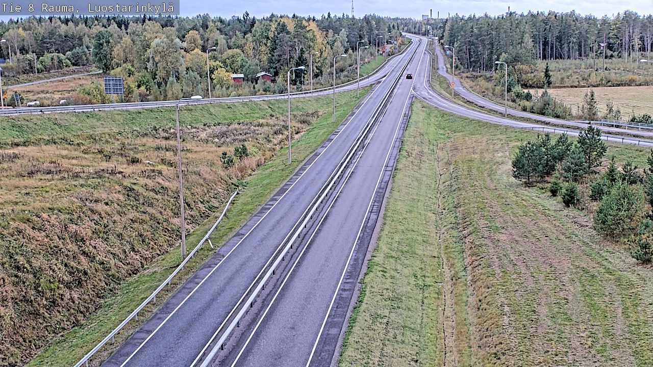 Weather Camera Image Road 8 Rauma, Luostarinkylä, Rauma, Satakunta