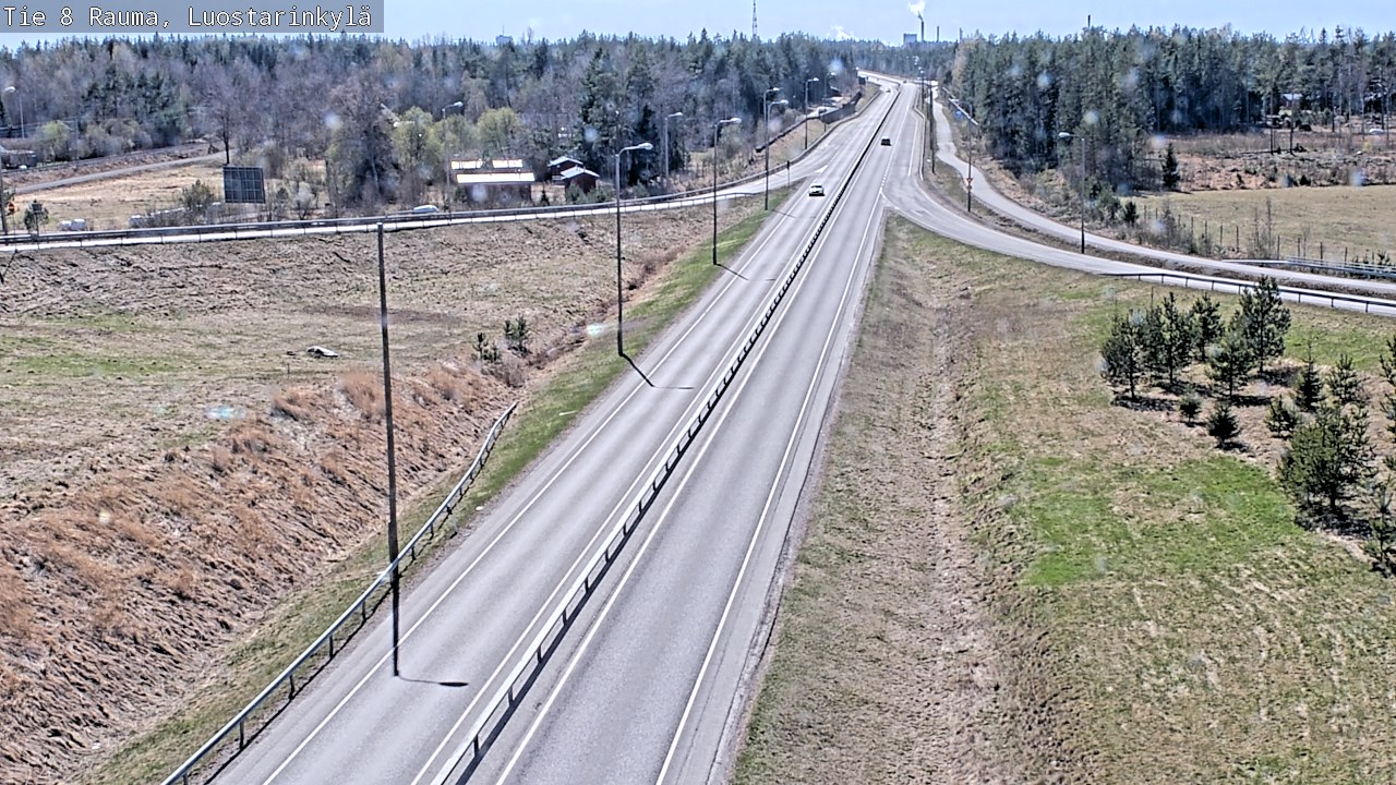 Kelikamerat Kuva Tie 8 Rauma, Luostarinkylä, Rauma, Satakunta