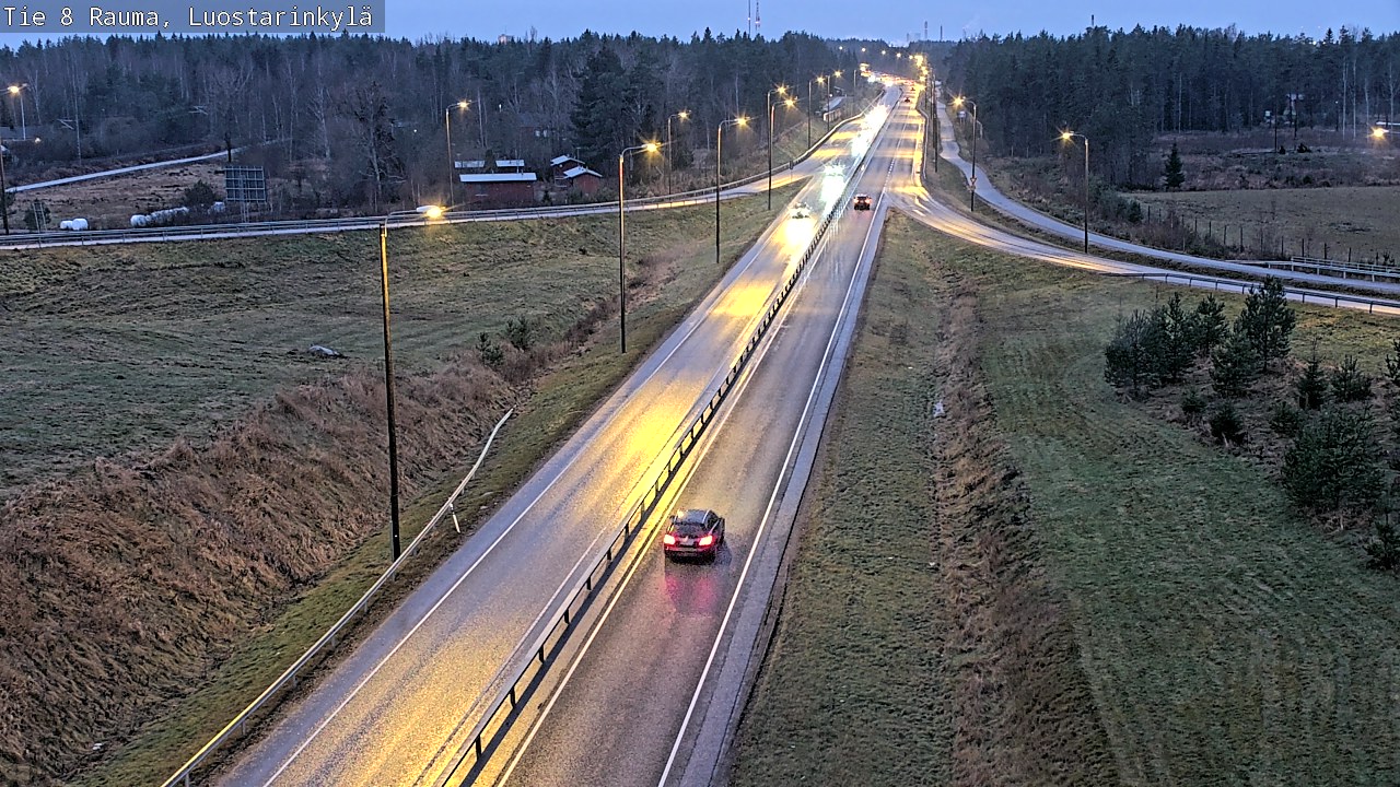 Kelikamerat Kuva Tie 8 Rauma, Luostarinkylä, Rauma, Satakunta