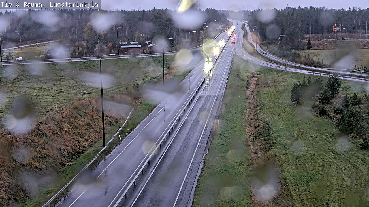 Kelikamerat Kuva Tie 8 Rauma, Luostarinkylä, Rauma, Satakunta