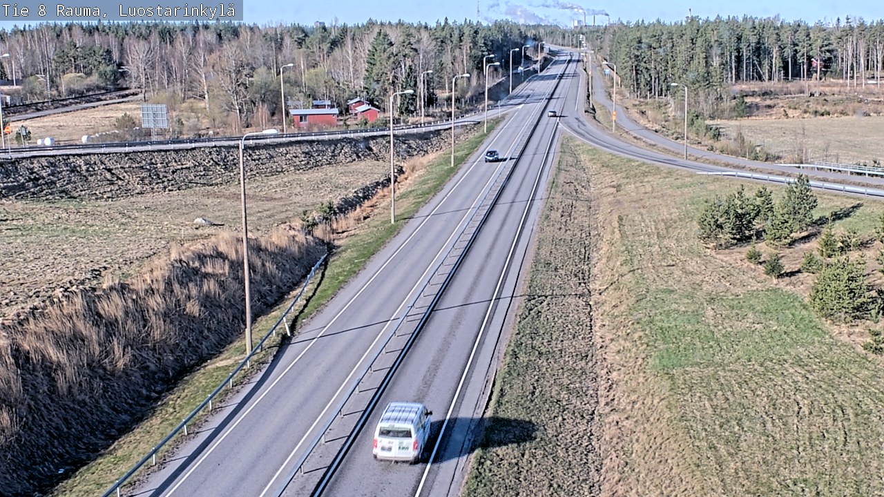 Kelikamerat Kuva Tie 8 Rauma, Luostarinkylä, Rauma, Satakunta