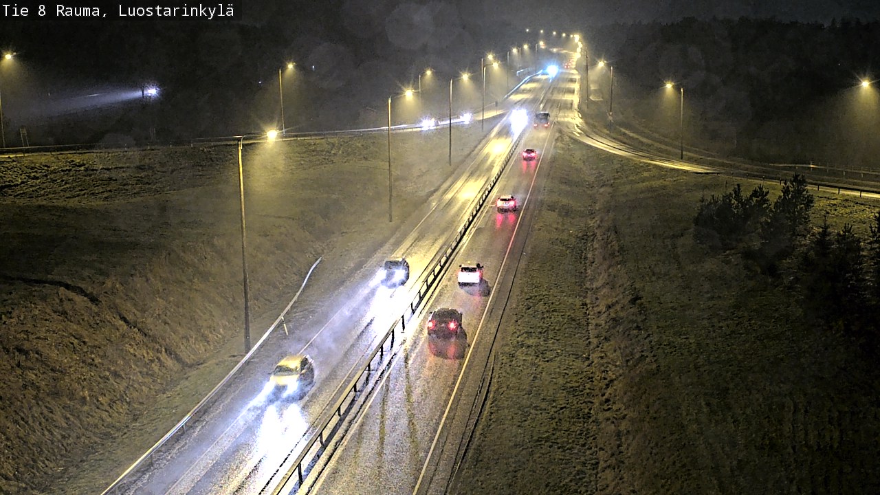 Weather Camera Image Road 8 Rauma, Luostarinkylä, Rauma, Satakunta