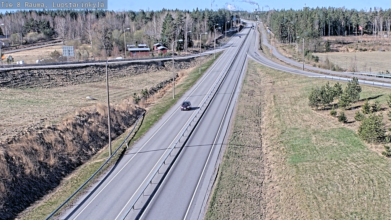 Kelikamerat Kuva Tie 8 Rauma, Luostarinkylä, Rauma, Satakunta