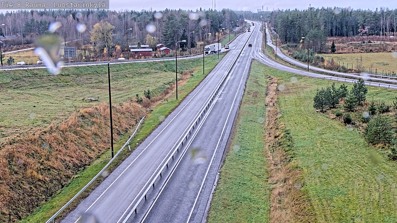 Kelikamerat Kuva Tie 8 Rauma, Luostarinkylä, Rauma, Satakunta