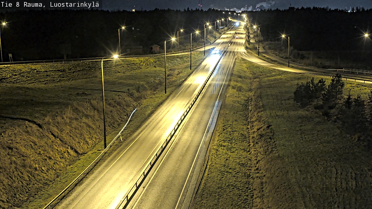 Weather Camera Image Road 8 Rauma, Luostarinkylä, Rauma, Satakunta