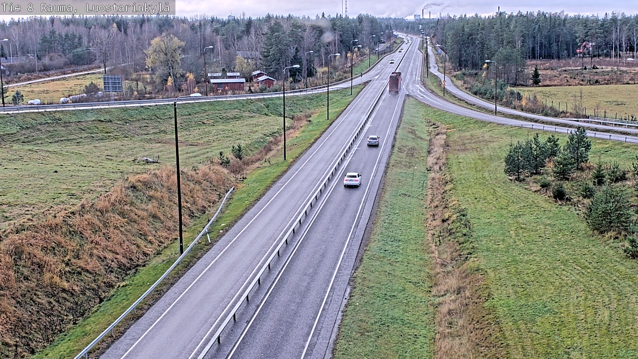 Kelikamerat Kuva Tie 8 Rauma, Luostarinkylä, Rauma, Satakunta