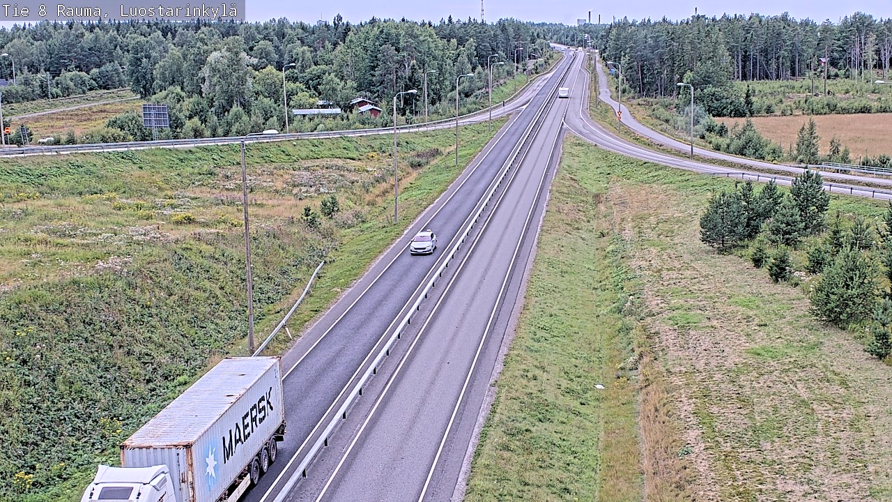 Weather Camera Image Road 8 Rauma, Luostarinkylä, Rauma, Satakunta