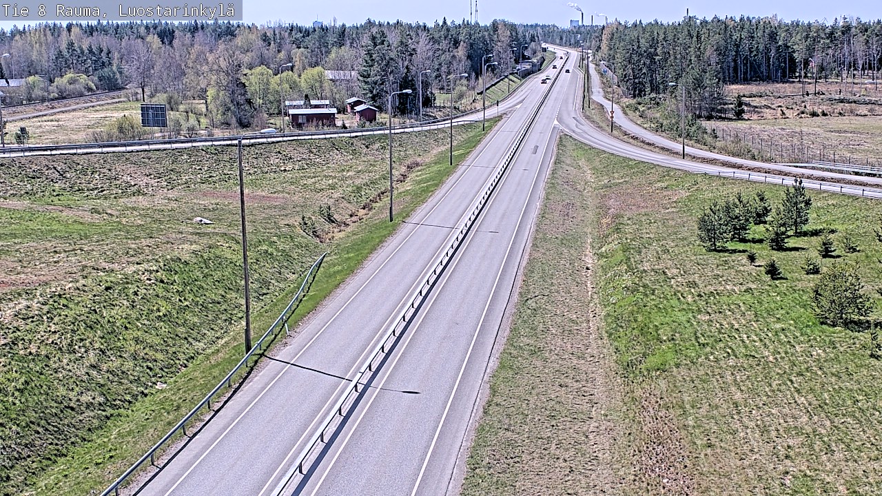 Weather Camera Image Road 8 Rauma, Luostarinkylä, Rauma, Satakunta
