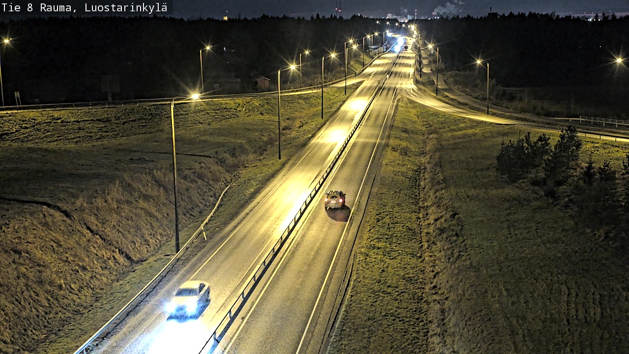 Weather Camera Image Road 8 Rauma, Luostarinkylä, Rauma, Satakunta