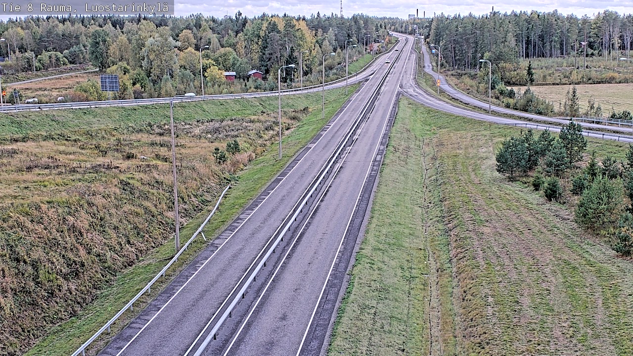 Weather Camera Image Road 8 Rauma, Luostarinkylä, Rauma, Satakunta