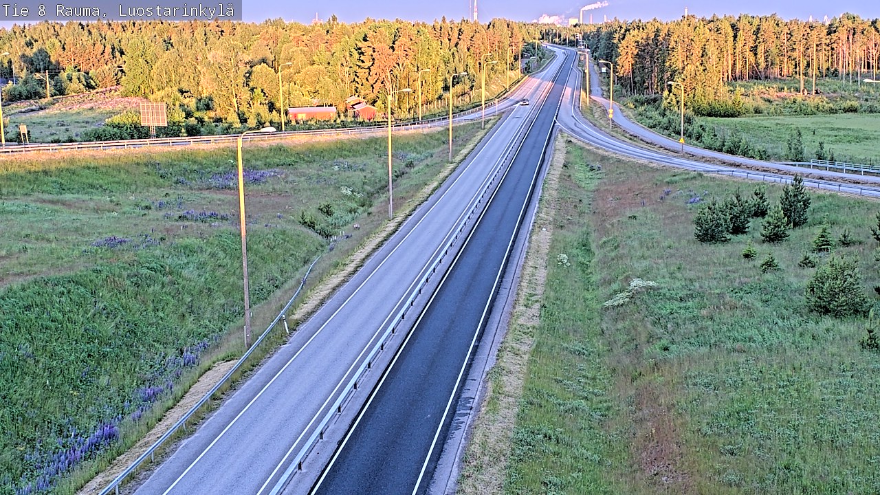 Weather Camera Image Road 8 Rauma, Luostarinkylä, Rauma, Satakunta