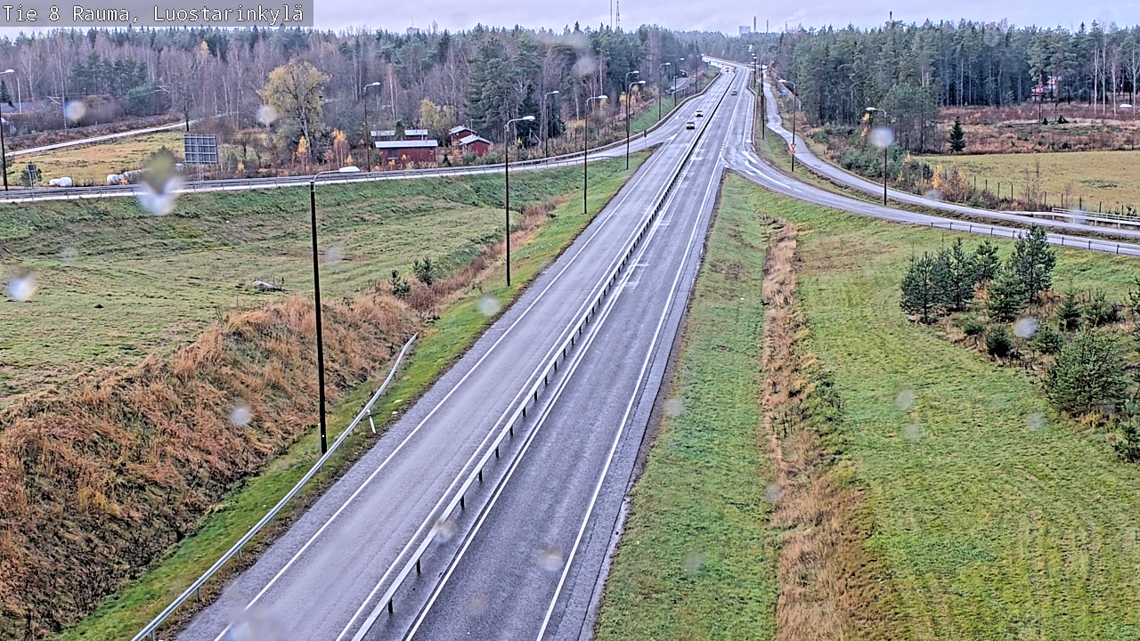 Kelikamerat Kuva Tie 8 Rauma, Luostarinkylä, Rauma, Satakunta