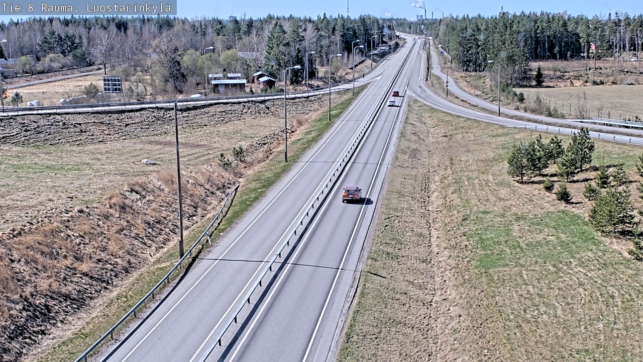 Kelikamerat Kuva Tie 8 Rauma, Luostarinkylä, Rauma, Satakunta