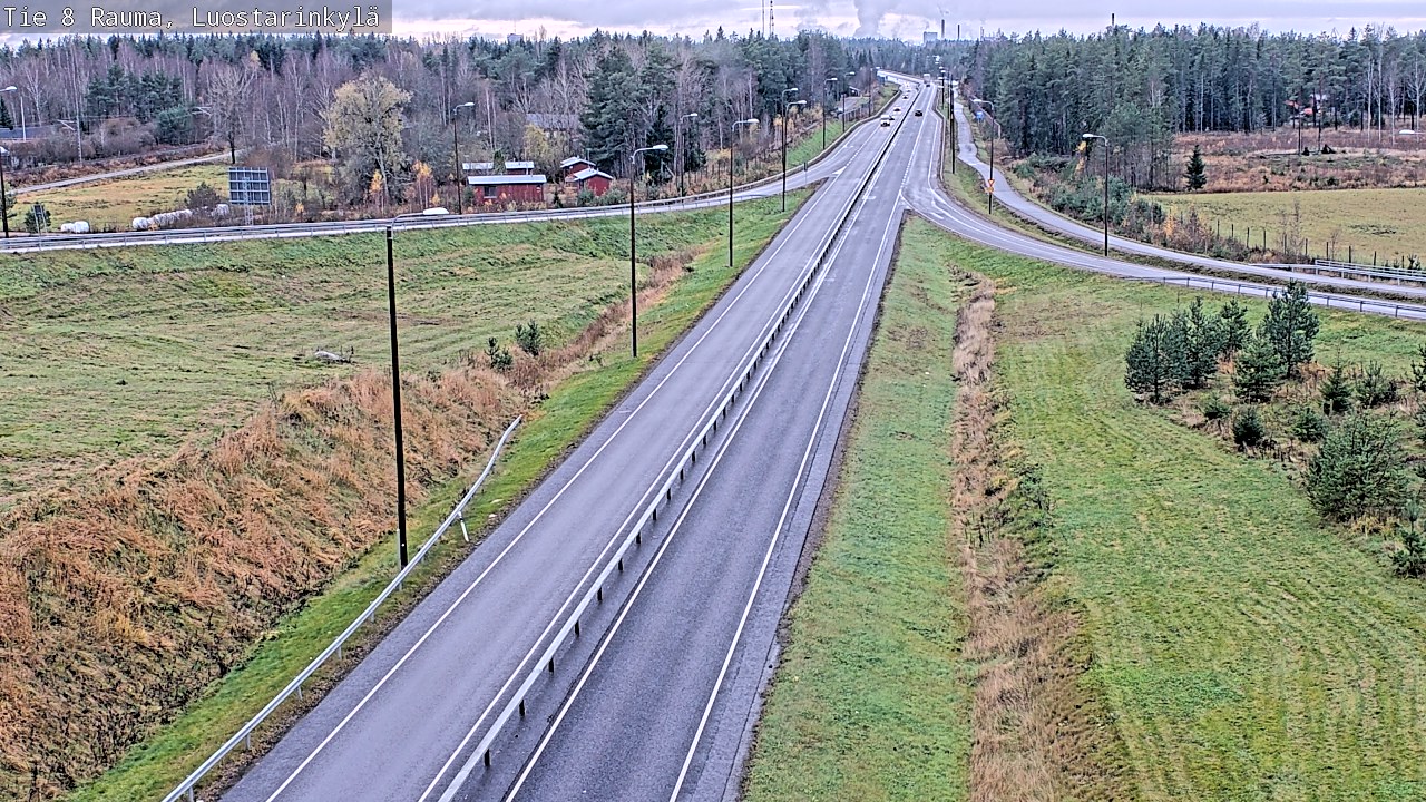 Kelikamerat Kuva Tie 8 Rauma, Luostarinkylä, Rauma, Satakunta