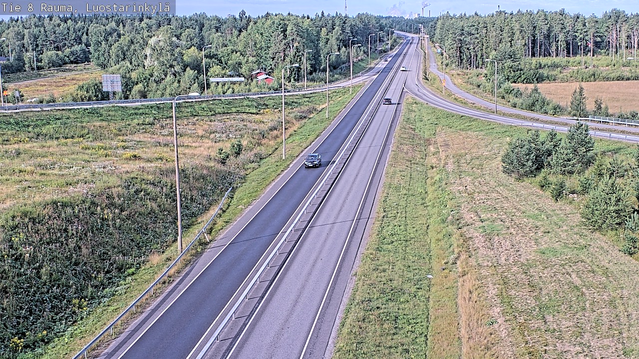 Kelikamerat Kuva Tie 8 Rauma, Luostarinkylä, Rauma, Satakunta