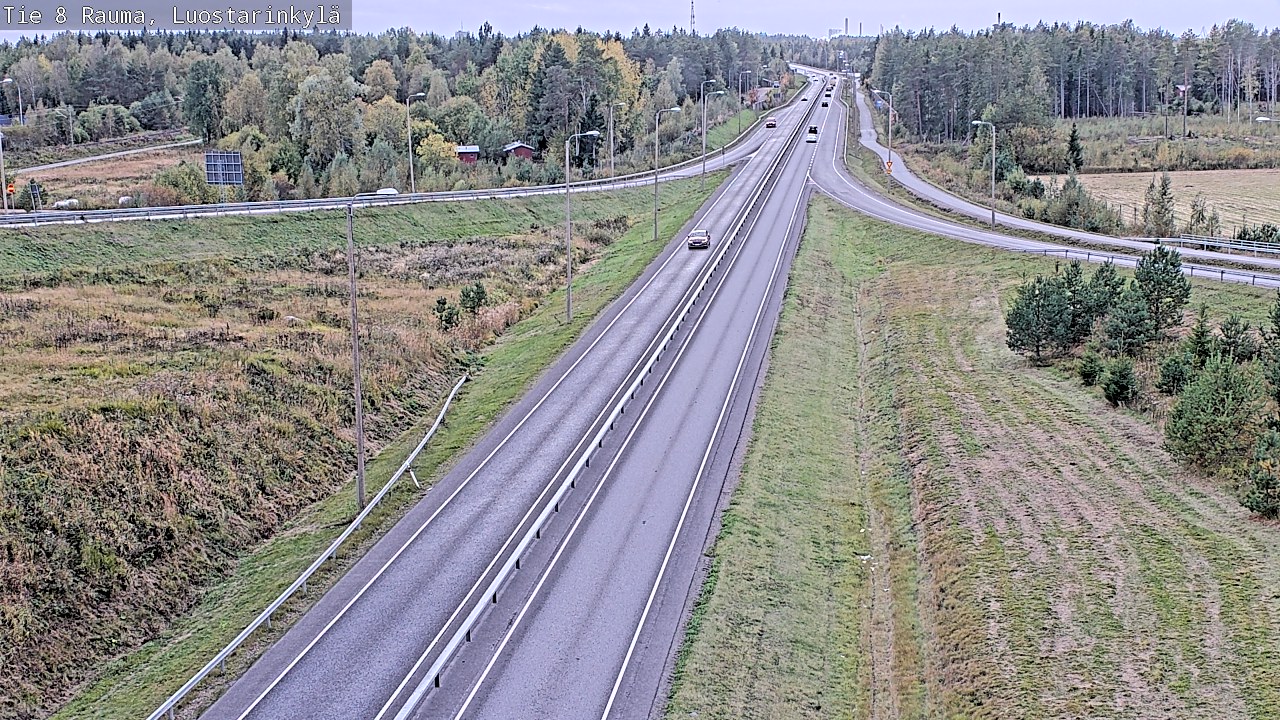 Kelikamerat Kuva Tie 8 Rauma, Luostarinkylä, Rauma, Satakunta