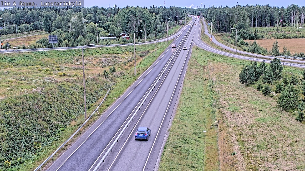 Weather Camera Image Road 8 Rauma, Luostarinkylä, Rauma, Satakunta