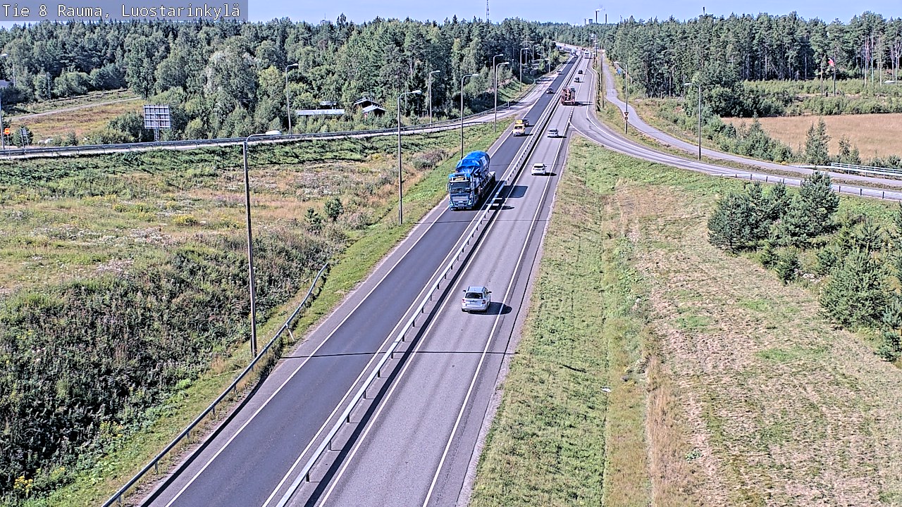Kelikamerat Kuva Tie 8 Rauma, Luostarinkylä, Rauma, Satakunta