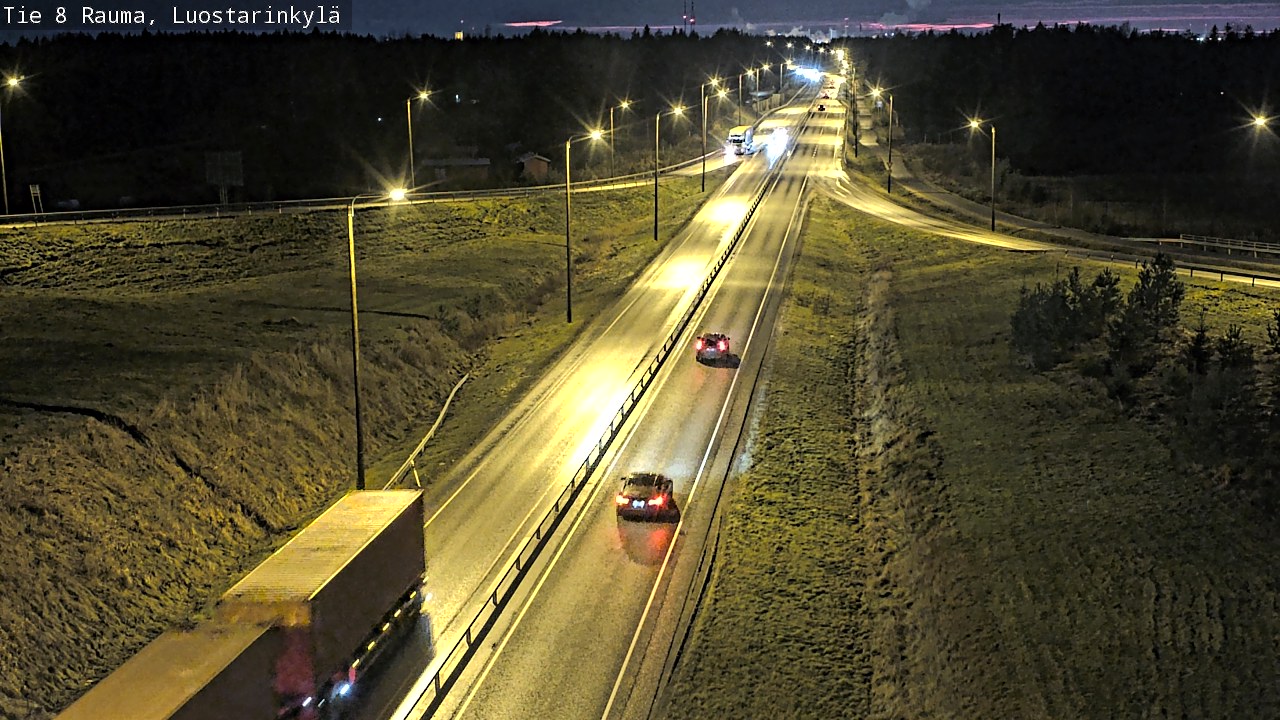 Weather Camera Image Road 8 Rauma, Luostarinkylä, Rauma, Satakunta