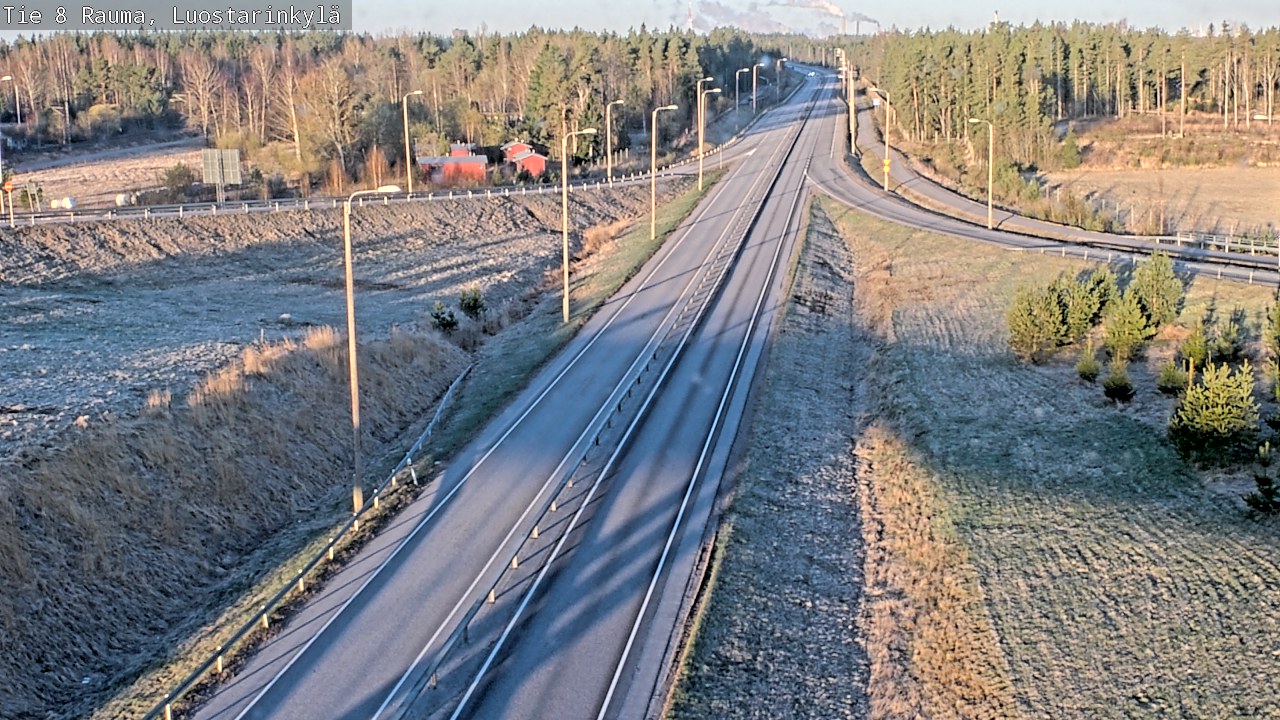 Kelikamerat Kuva Tie 8 Rauma, Luostarinkylä, Rauma, Satakunta