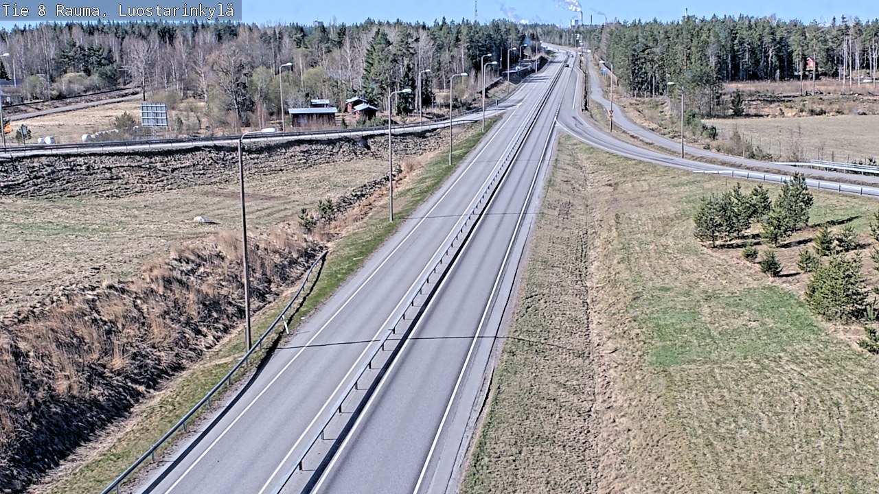 Kelikamerat Kuva Tie 8 Rauma, Luostarinkylä, Rauma, Satakunta