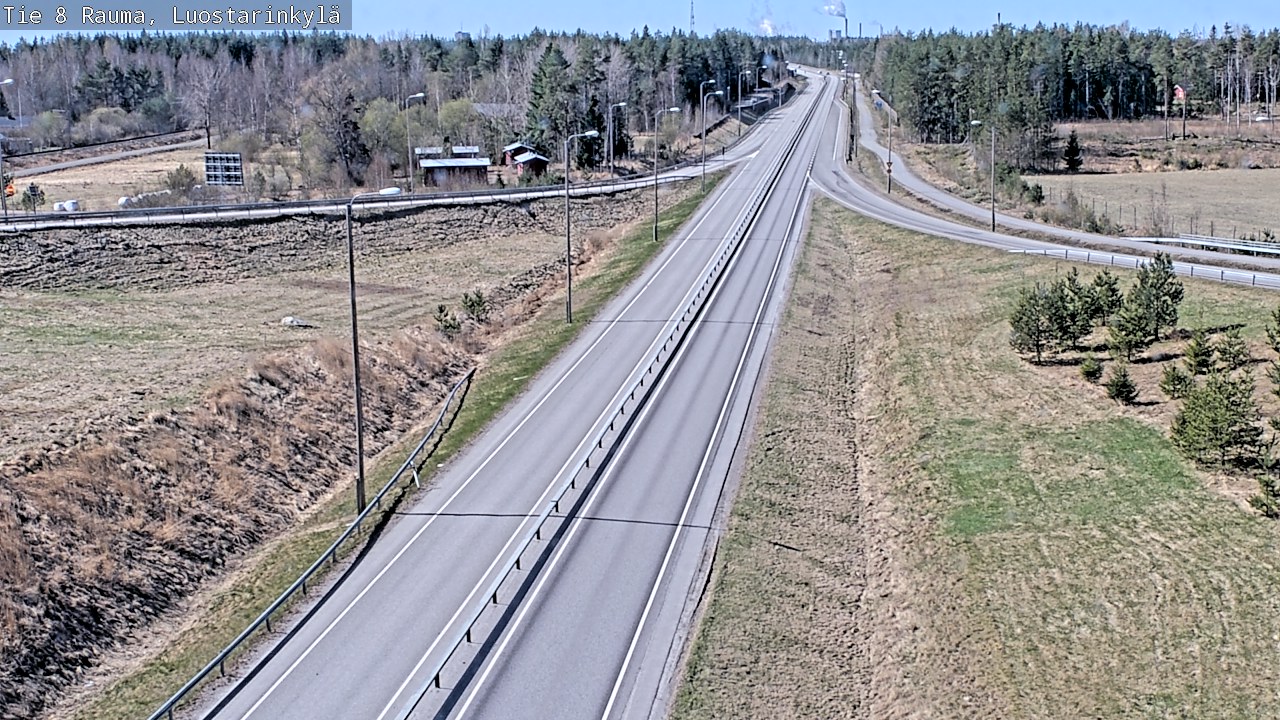 Kelikamerat Kuva Tie 8 Rauma, Luostarinkylä, Rauma, Satakunta