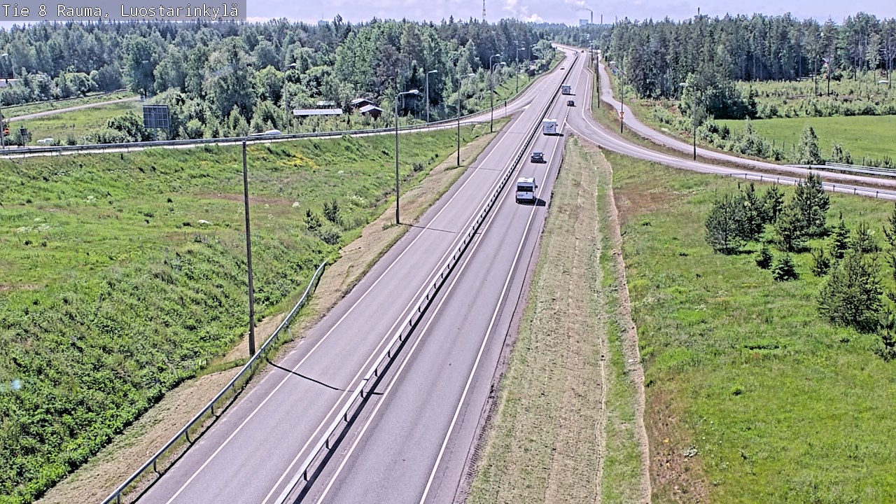 Kelikamerat Kuva Tie 8 Rauma, Luostarinkylä, Rauma, Satakunta