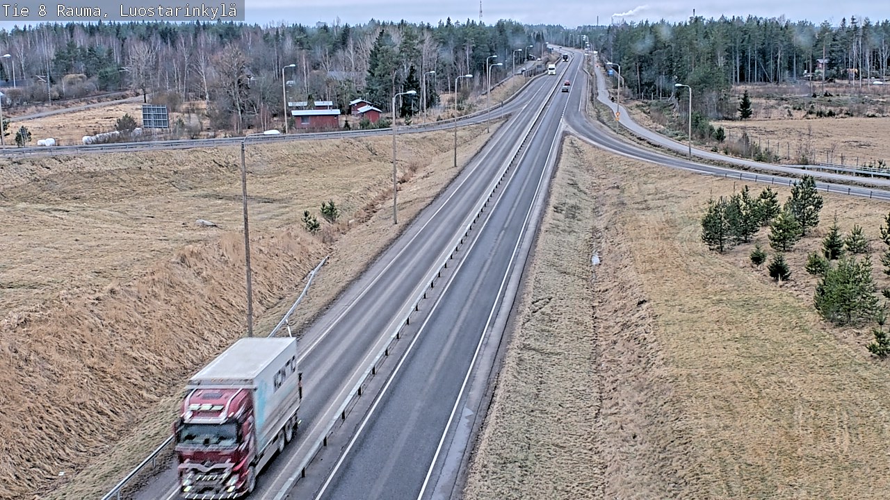 Kelikamerat Kuva Tie 8 Rauma, Luostarinkylä, Rauma, Satakunta