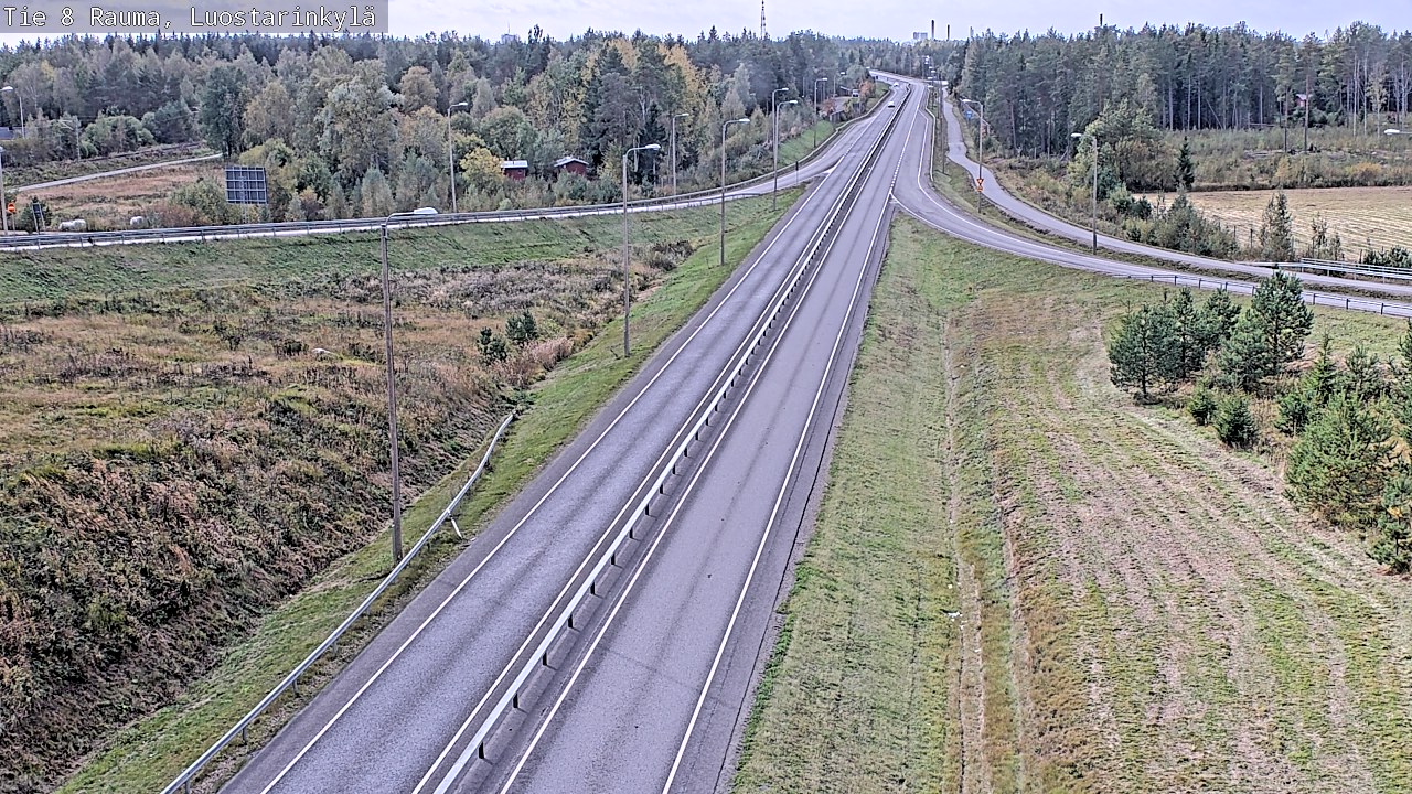 Kelikamerat Kuva Tie 8 Rauma, Luostarinkylä, Rauma, Satakunta