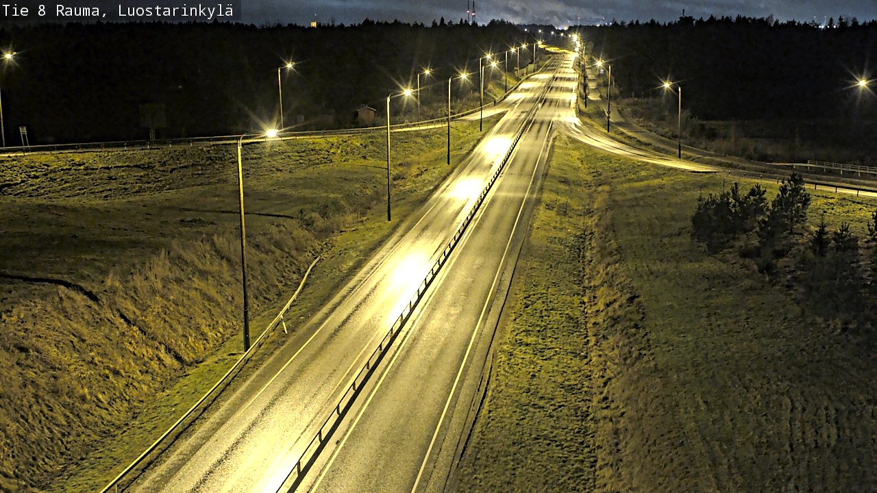 Weather Camera Image Väg 8 Raumo, Luostarinkylä, Rauma, Satakunta