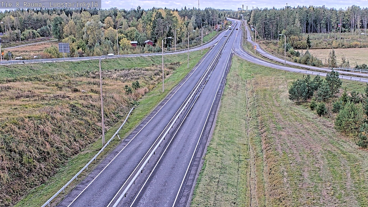 Weather Camera Image Road 8 Rauma, Luostarinkylä, Rauma, Satakunta