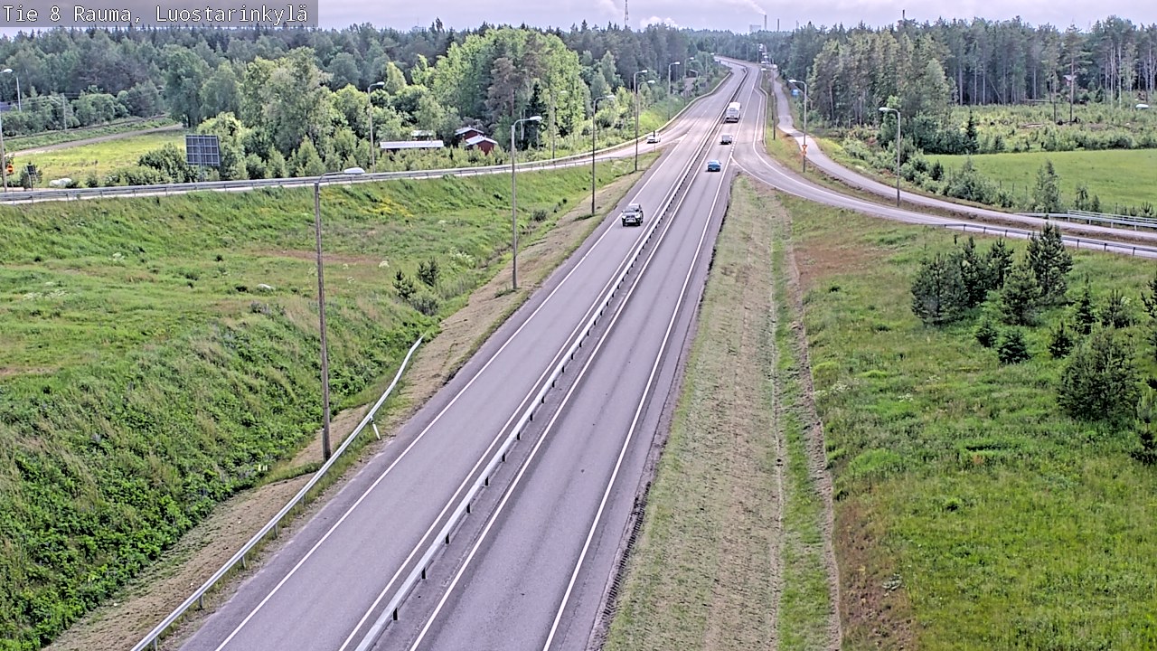 Kelikamerat Kuva Tie 8 Rauma, Luostarinkylä, Rauma, Satakunta