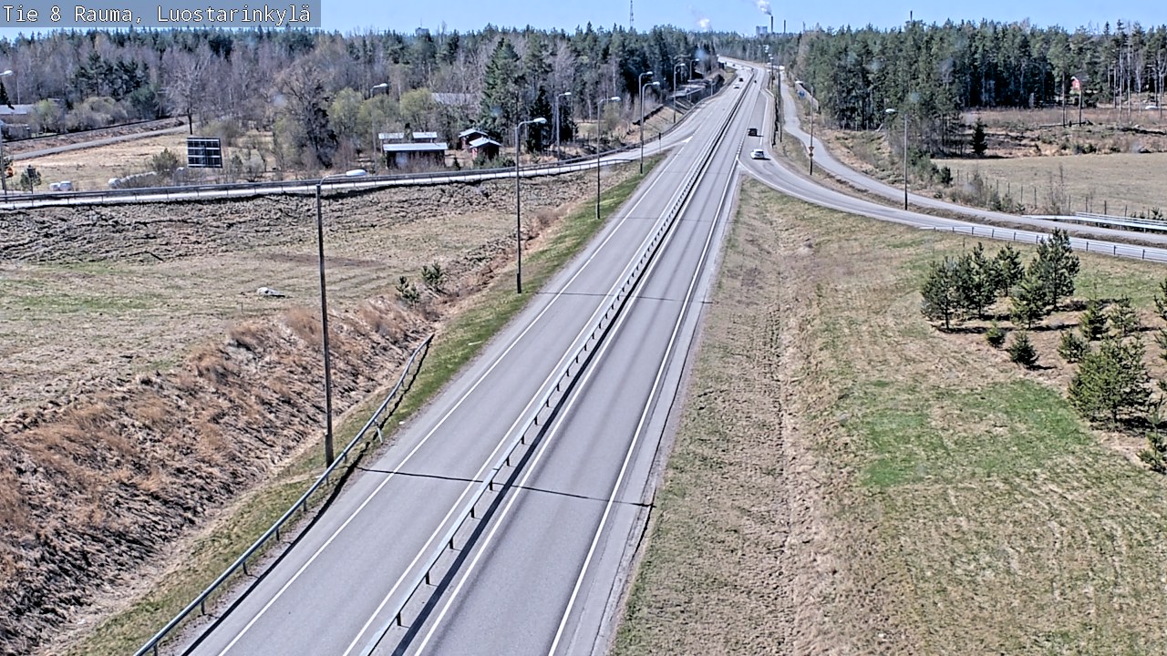 Kelikamerat Kuva Tie 8 Rauma, Luostarinkylä, Rauma, Satakunta