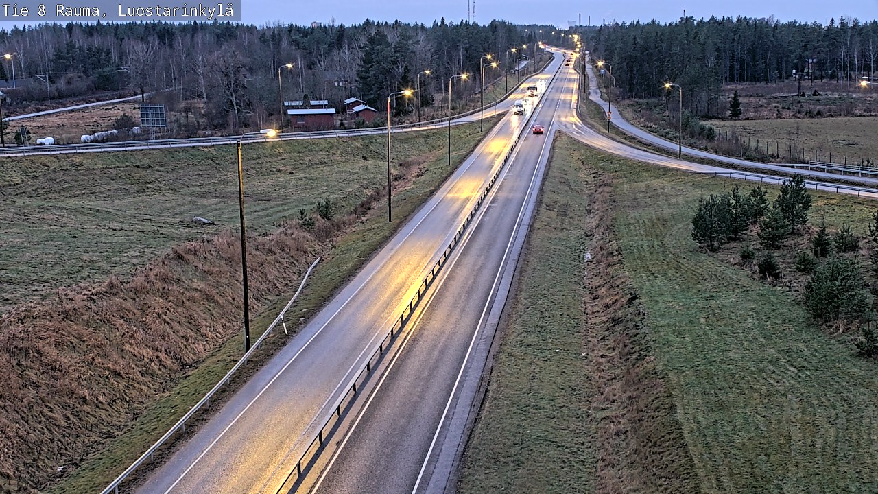 Kelikamerat Kuva Tie 8 Rauma, Luostarinkylä, Rauma, Satakunta