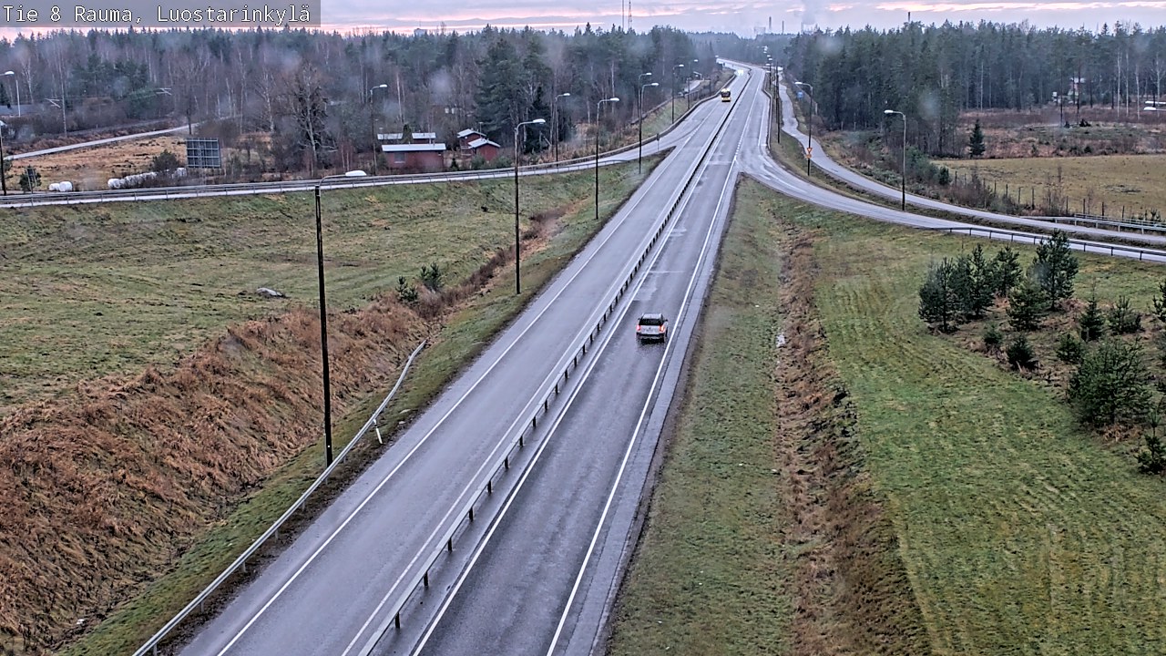 Weather Camera Image Road 8 Rauma, Luostarinkylä, Rauma, Satakunta